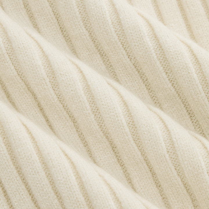 Melissa | Effortless Cable Knit Wrap Sweater Dress