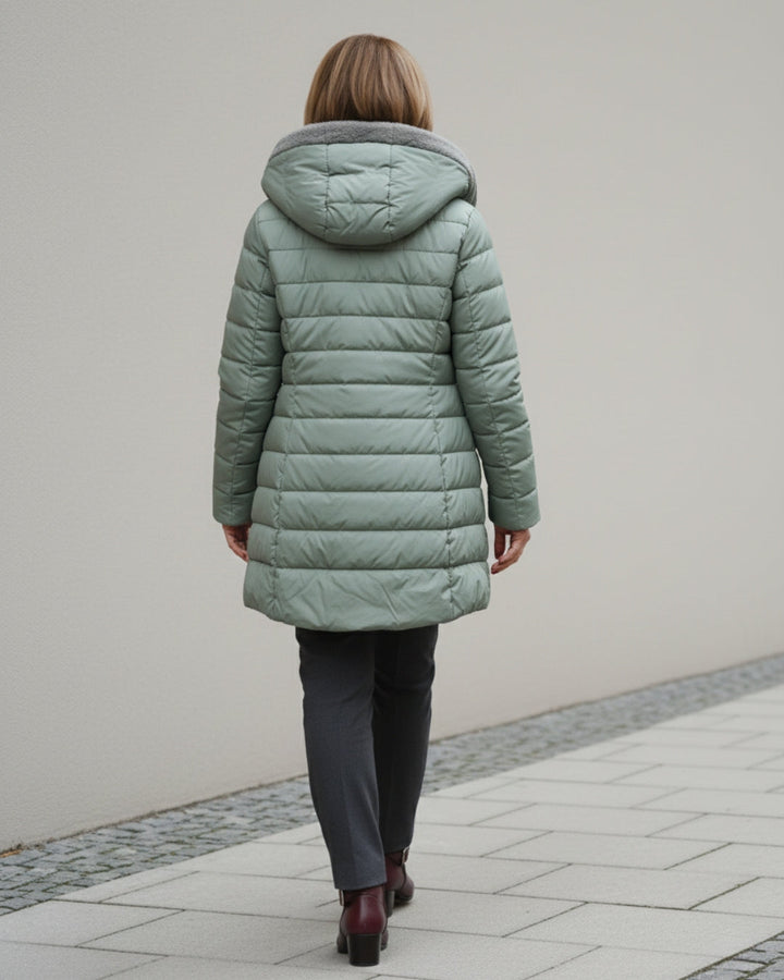 Melissa | Graceful Hooded Plush-Lined Puffer Jacket