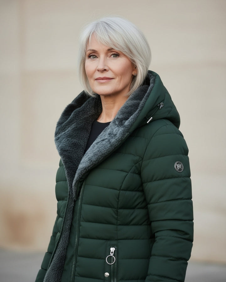 Melissa | Graceful Hooded Plush-Lined Puffer Jacket