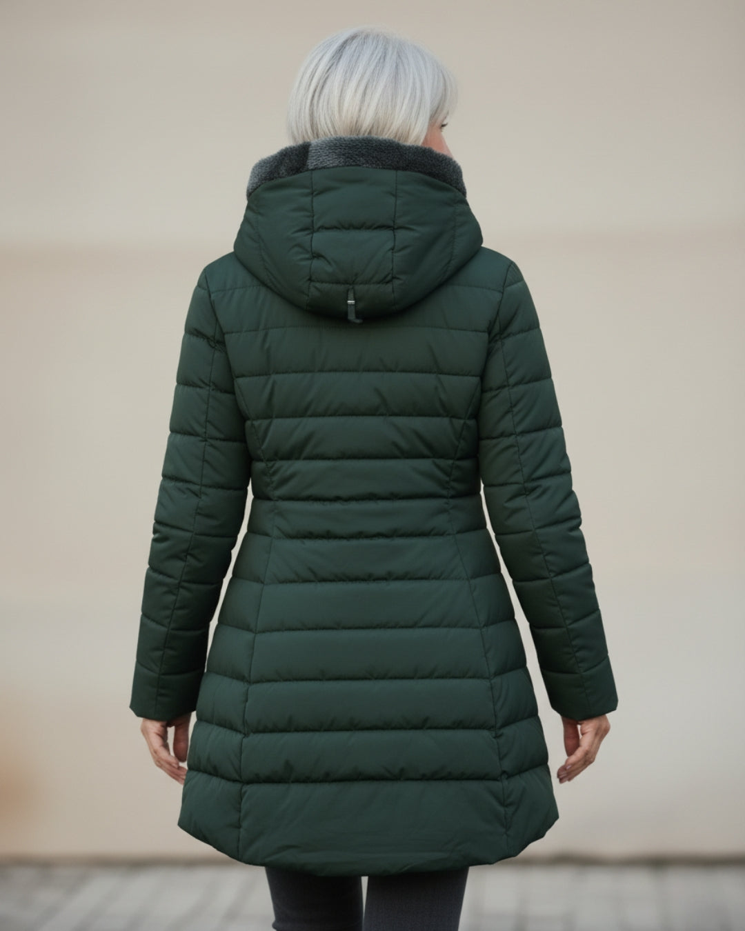 Melissa | Graceful Hooded Plush-Lined Puffer Jacket