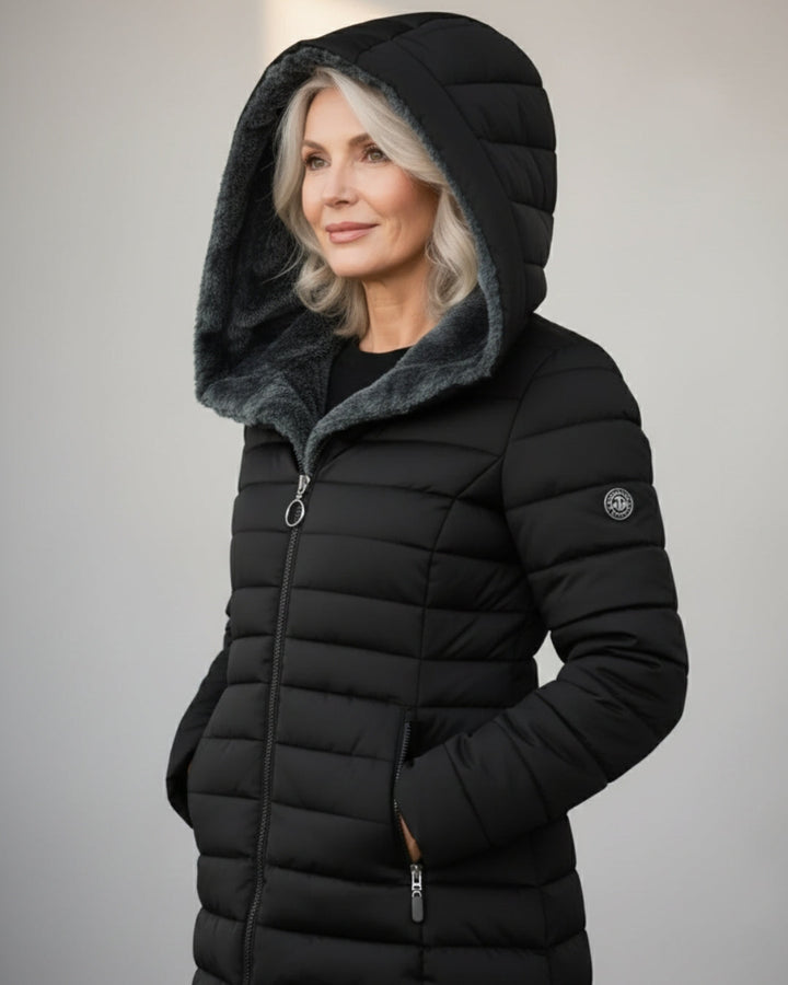 Melissa | Graceful Hooded Plush-Lined Puffer Jacket