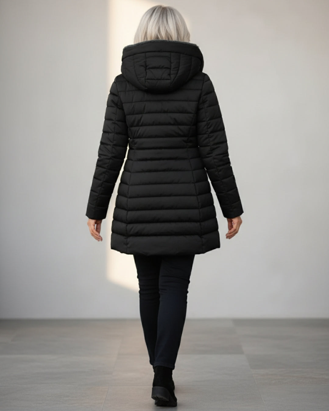Melissa | Graceful Hooded Plush-Lined Puffer Jacket