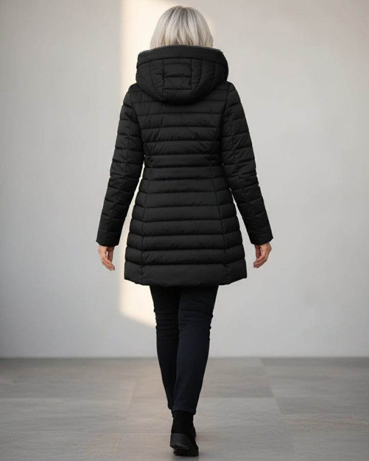 Melissa | Graceful Hooded Plush-Lined Puffer Jacket