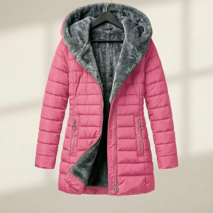 Natalie | Stylish Hooded Puffer Jacket with Plush Lined Hood