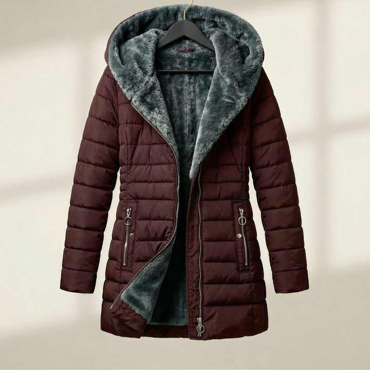 Natalie | Stylish Hooded Puffer Jacket with Plush Lined Hood
