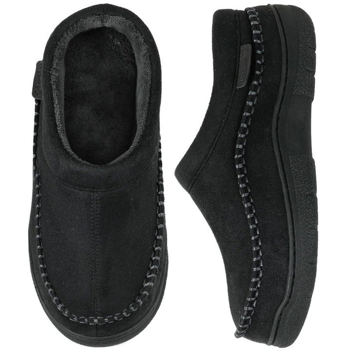 Noah | Plush-Lined Moccasin Mens Slippers
