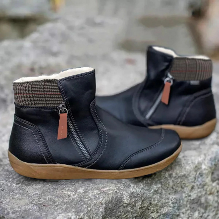 Olivia | Effortless Waterproof Ankle Boots with Zip Detail