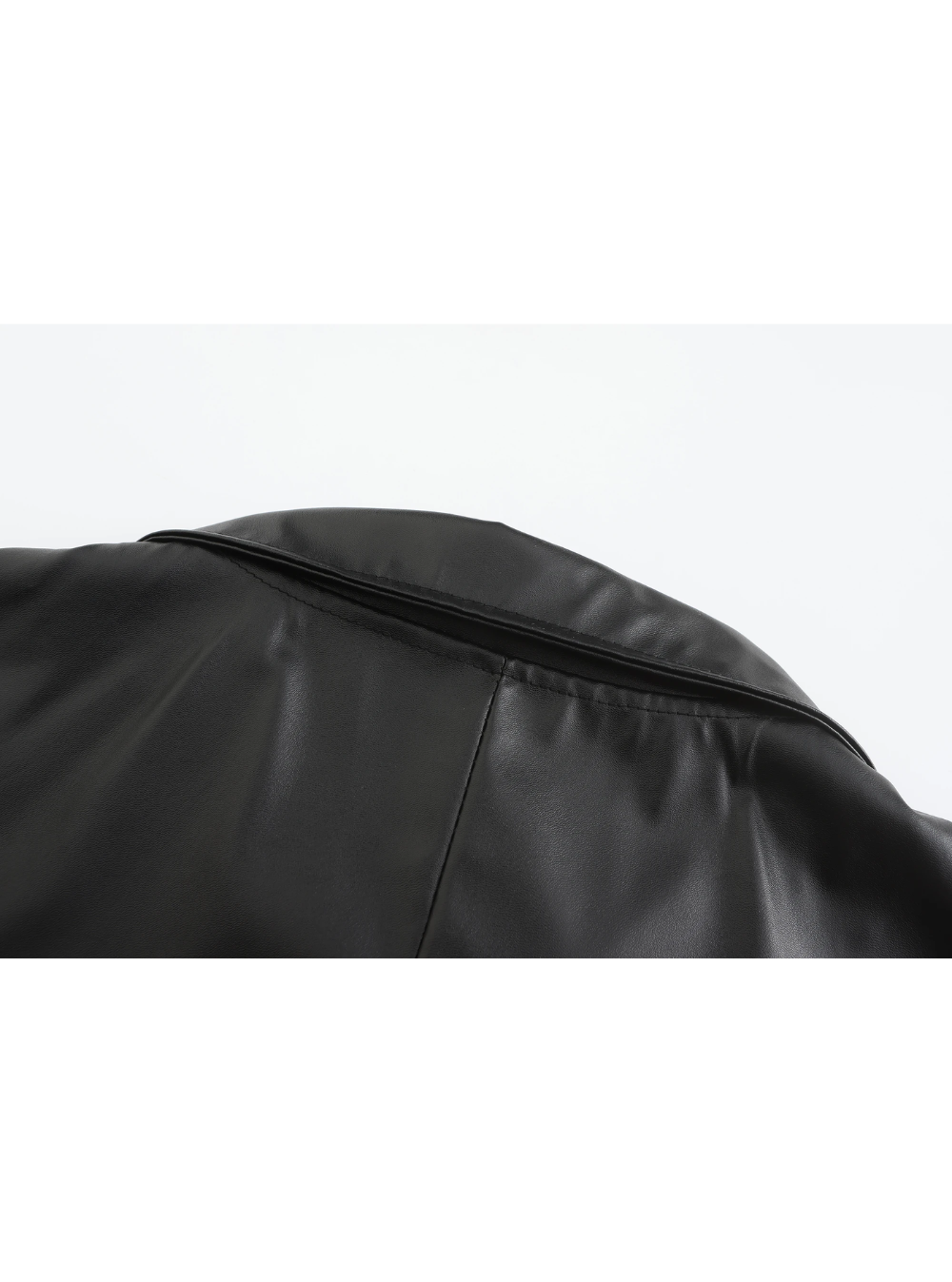Patrick | Graceful Full-Length Notch Lapel Leather Jacket Trench Coat