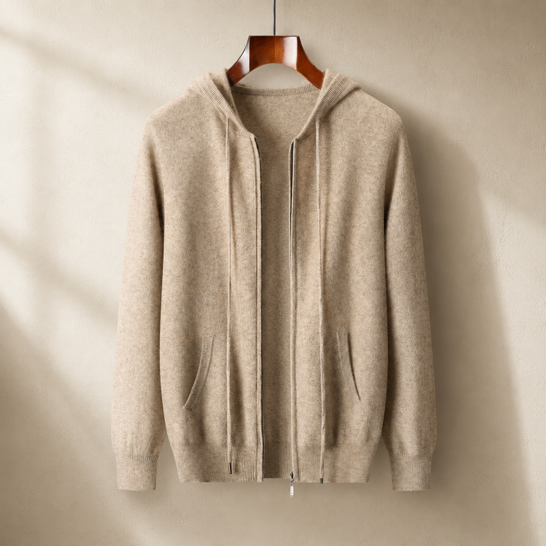 Paul | Full Zip Knit Mens Hoodies