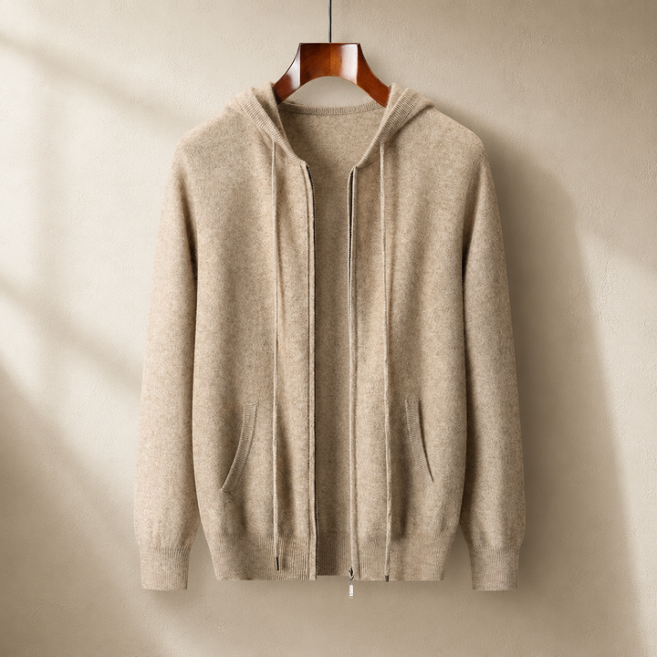 Paul | Full Zip Knit Mens Hoodies