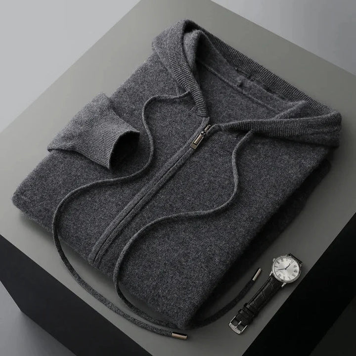 Paul | Full Zip Knit Mens Hoodies