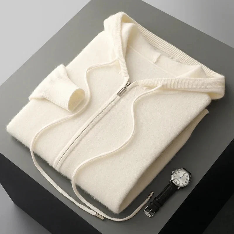 Paul | Full Zip Knit Mens Hoodies