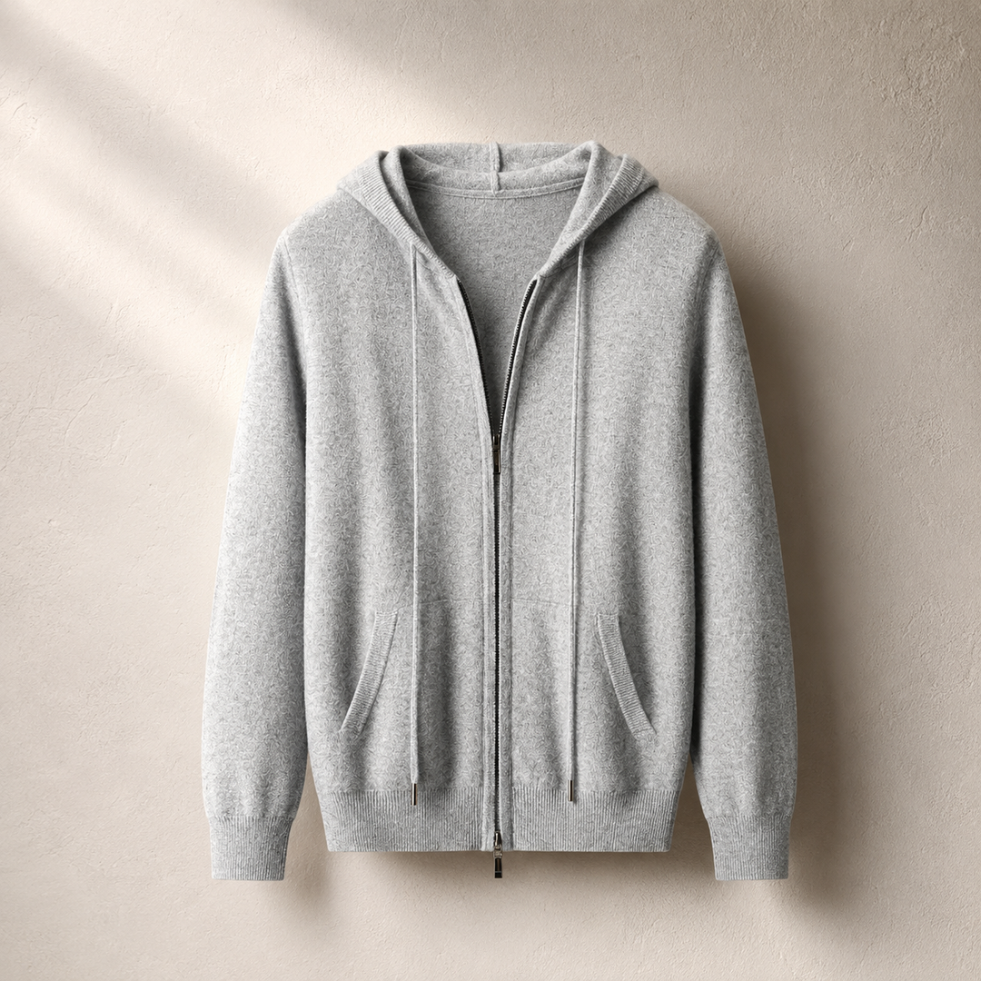 Paul | Full Zip Knit Mens Hoodies