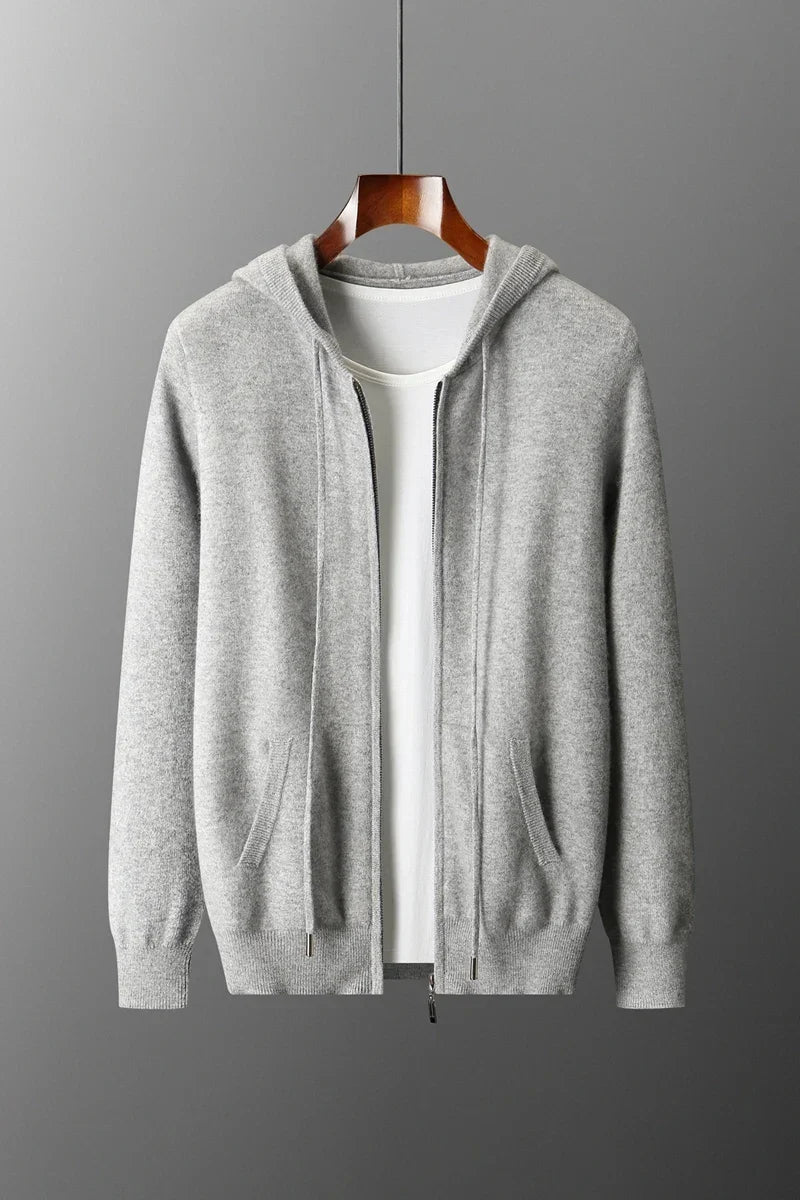 Paul | Full Zip Knit Mens Hoodies
