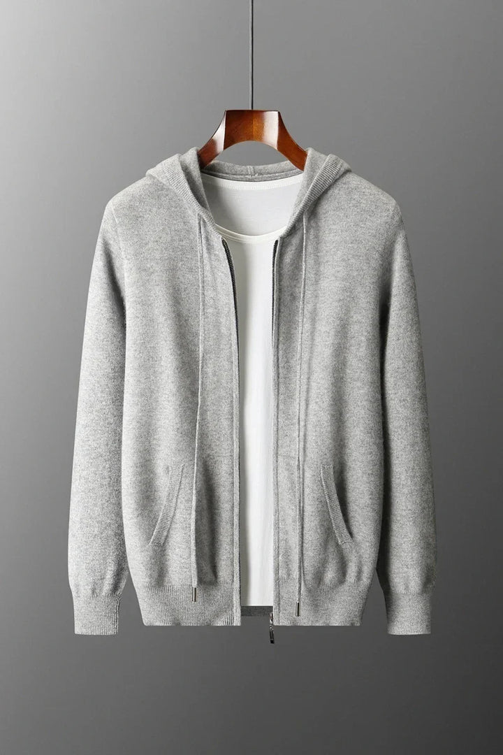 Paul | Full Zip Knit Mens Hoodies