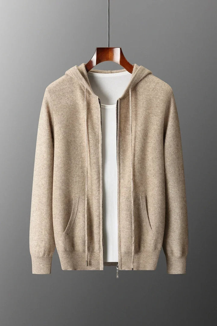 Paul | Full Zip Knit Mens Hoodies