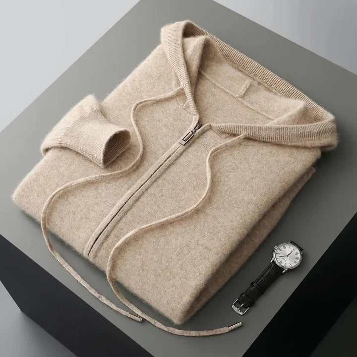Paul | Full Zip Knit Mens Hoodies