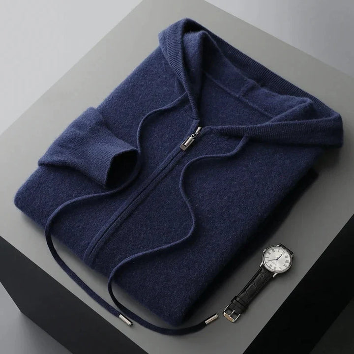 Paul | Full Zip Knit Mens Hoodies
