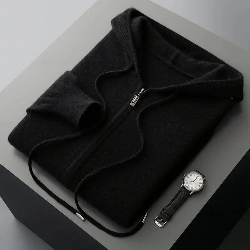 Paul | Full Zip Knit Mens Hoodies