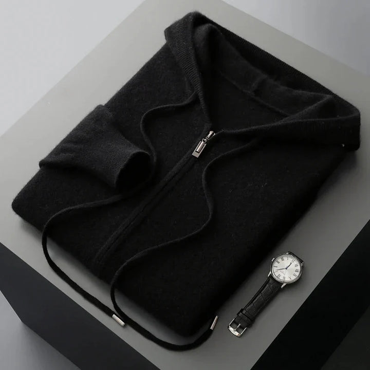Paul | Full Zip Knit Mens Hoodies