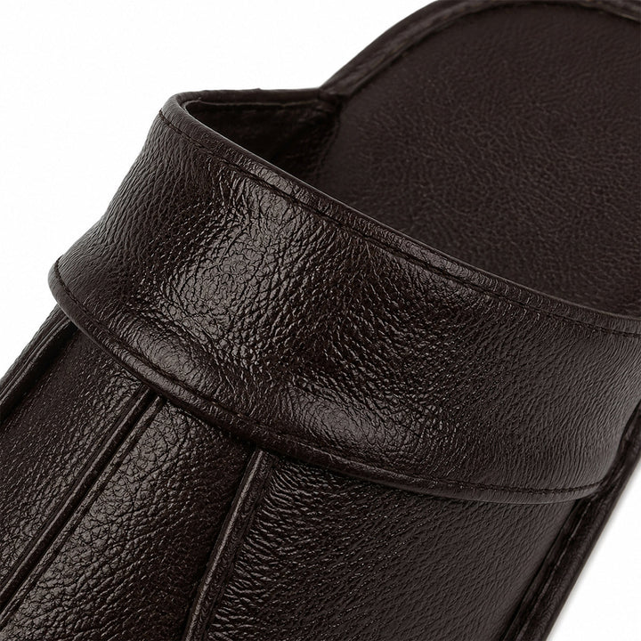 Paul | Polished Slip-On Mule House Slippers