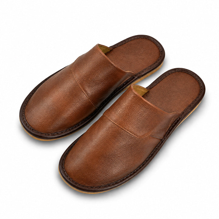 Paul | Polished Slip-On Mule House Slippers