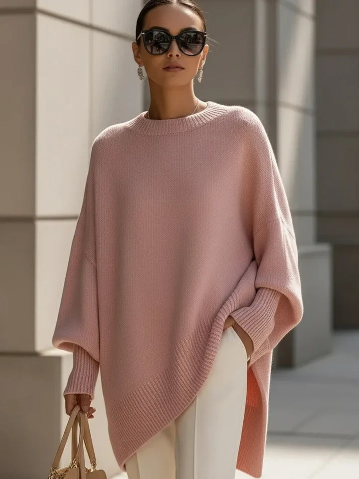 Rachel | Stylish Oversized Sweatshirt with Asymmetrical Hem