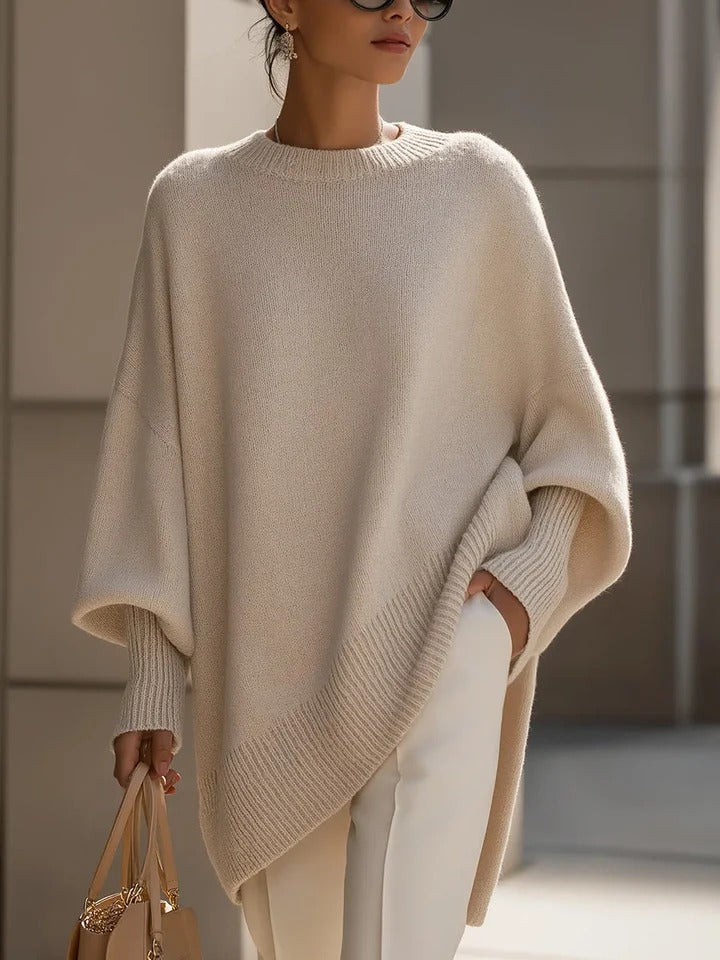Rachel | Stylish Oversized Sweatshirt with Asymmetrical Hem
