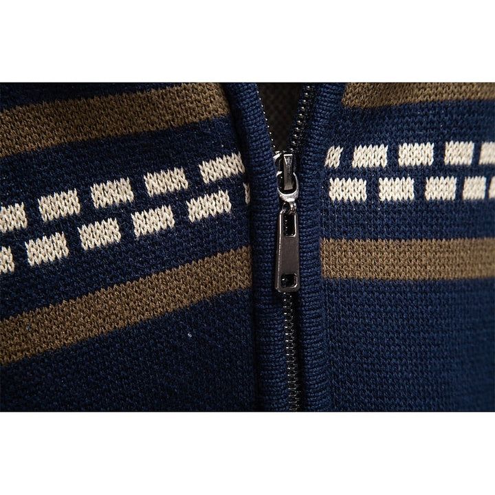 Raymond | Fair Isle Zip-Up Mens Christmas Sweater