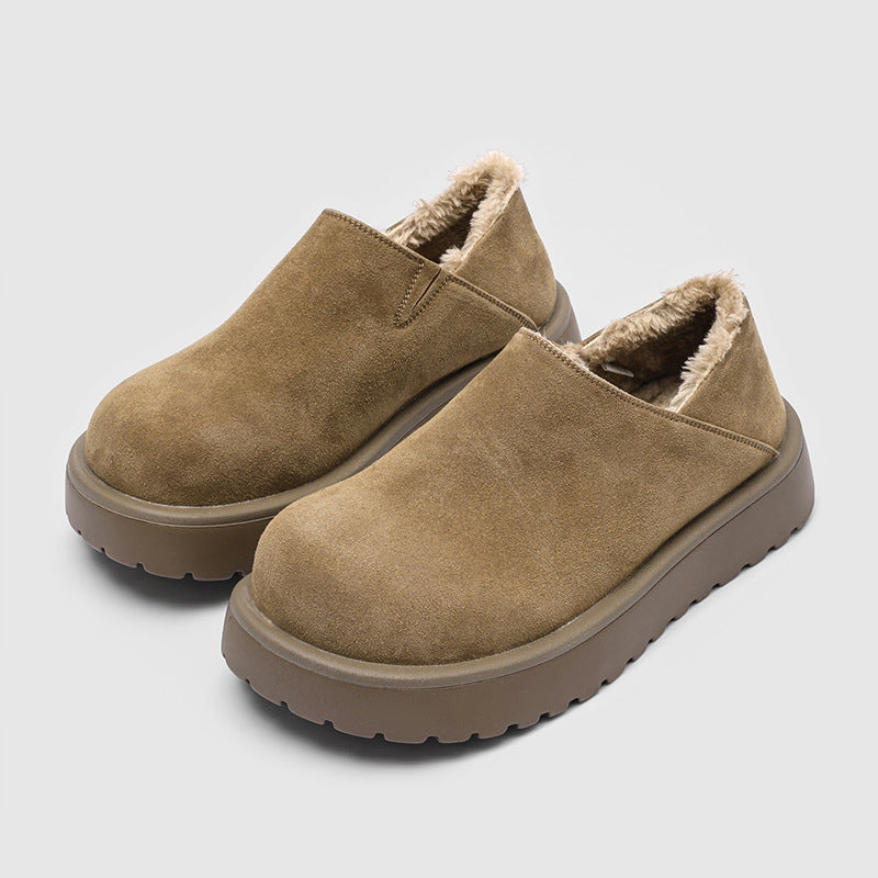 Robert | Plush Lined Wide Toe Box Mens Slippers