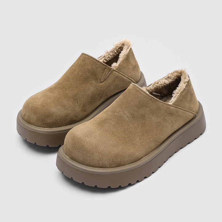 Robert | Plush Lined Wide Toe Box Mens Slippers