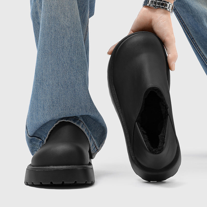Robert | Plush Lined Wide Toe Box Mens Slippers