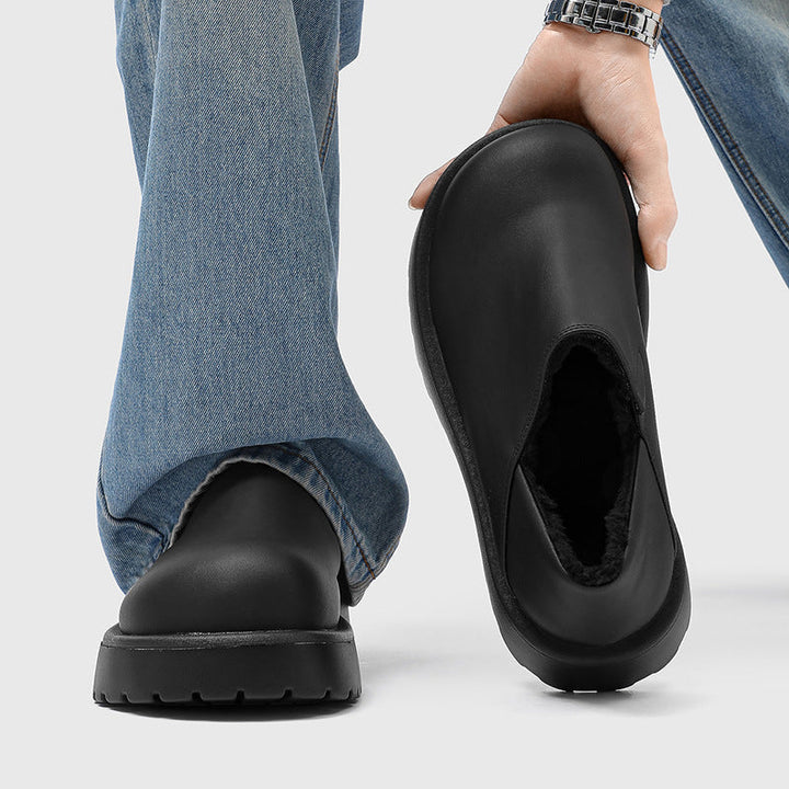 Robert | Plush Lined Wide Toe Box Mens Slippers