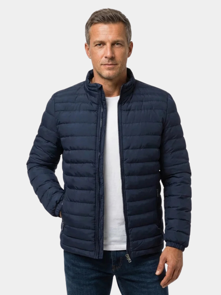 Ronald | Elegant Quilted Puffer Jacket with Funnel Neck