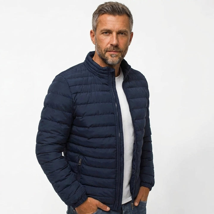 Ronald | Elegant Quilted Puffer Jacket with Funnel Neck