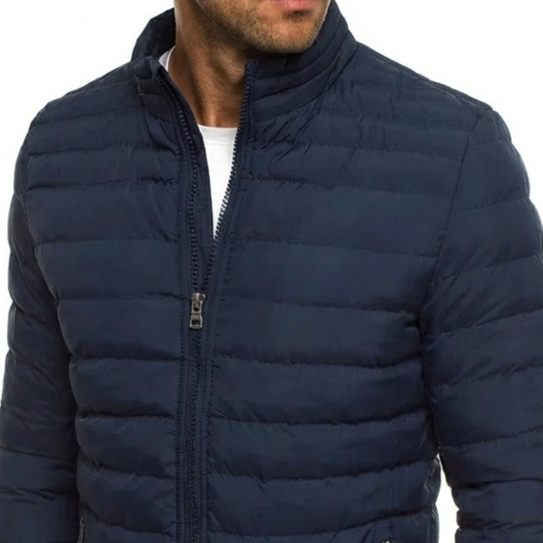 Ronald | Elegant Quilted Puffer Jacket with Funnel Neck