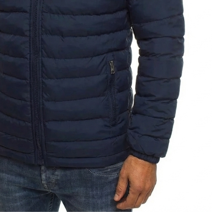 Ronald | Elegant Quilted Puffer Jacket with Funnel Neck