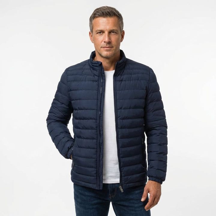 Ronald | Elegant Quilted Puffer Jacket with Funnel Neck