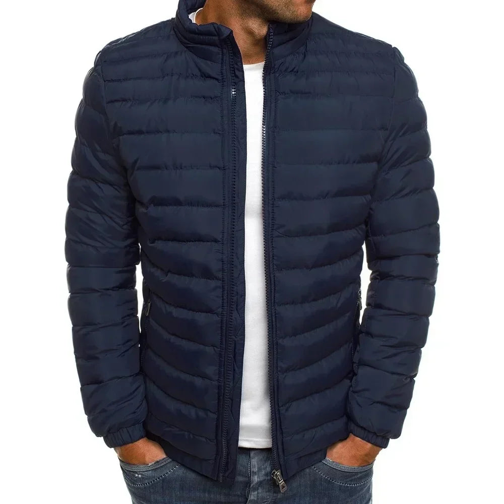 Ronald | Elegant Quilted Puffer Jacket with Funnel Neck
