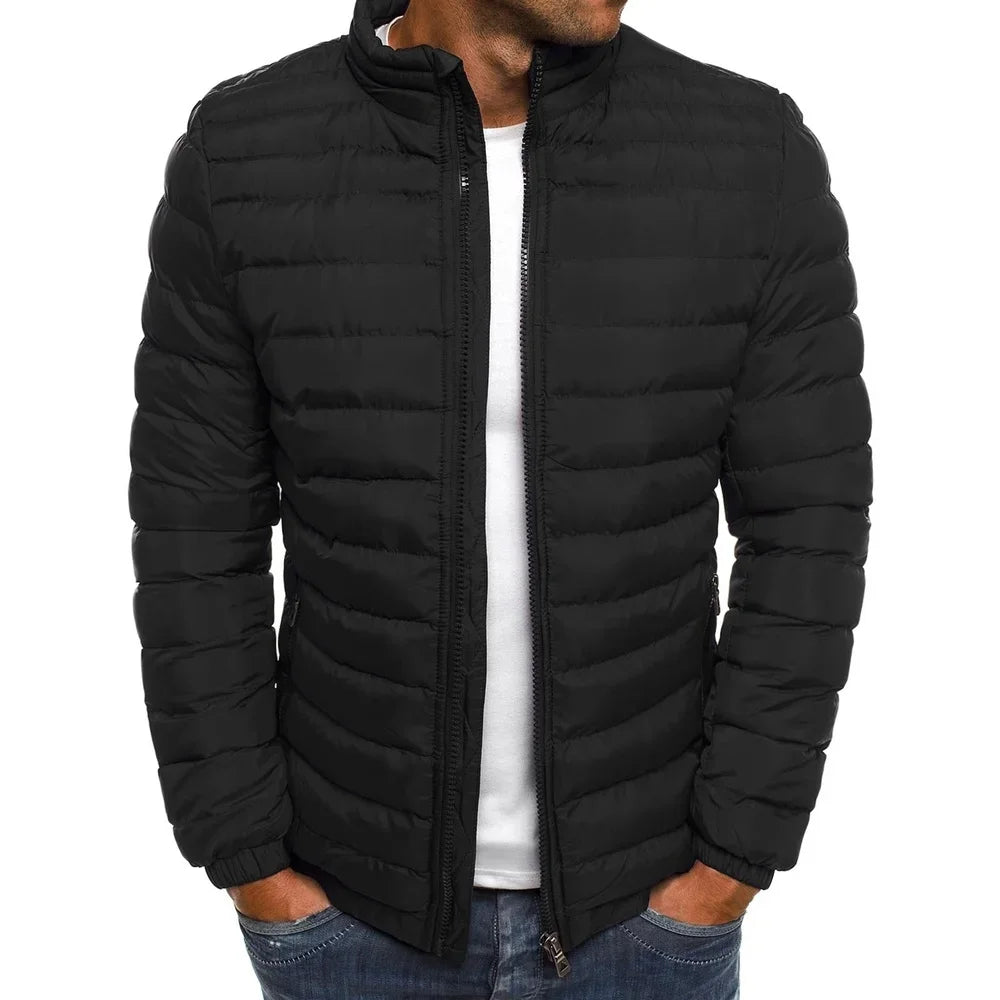 Ronald | Elegant Quilted Puffer Jacket with Funnel Neck