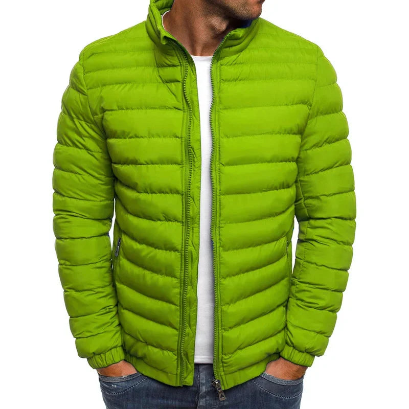 Ronald | Elegant Quilted Puffer Jacket with Funnel Neck