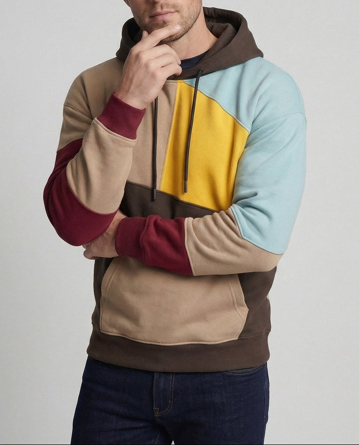 Ryan | Color Block Pullover Mens Hoodies