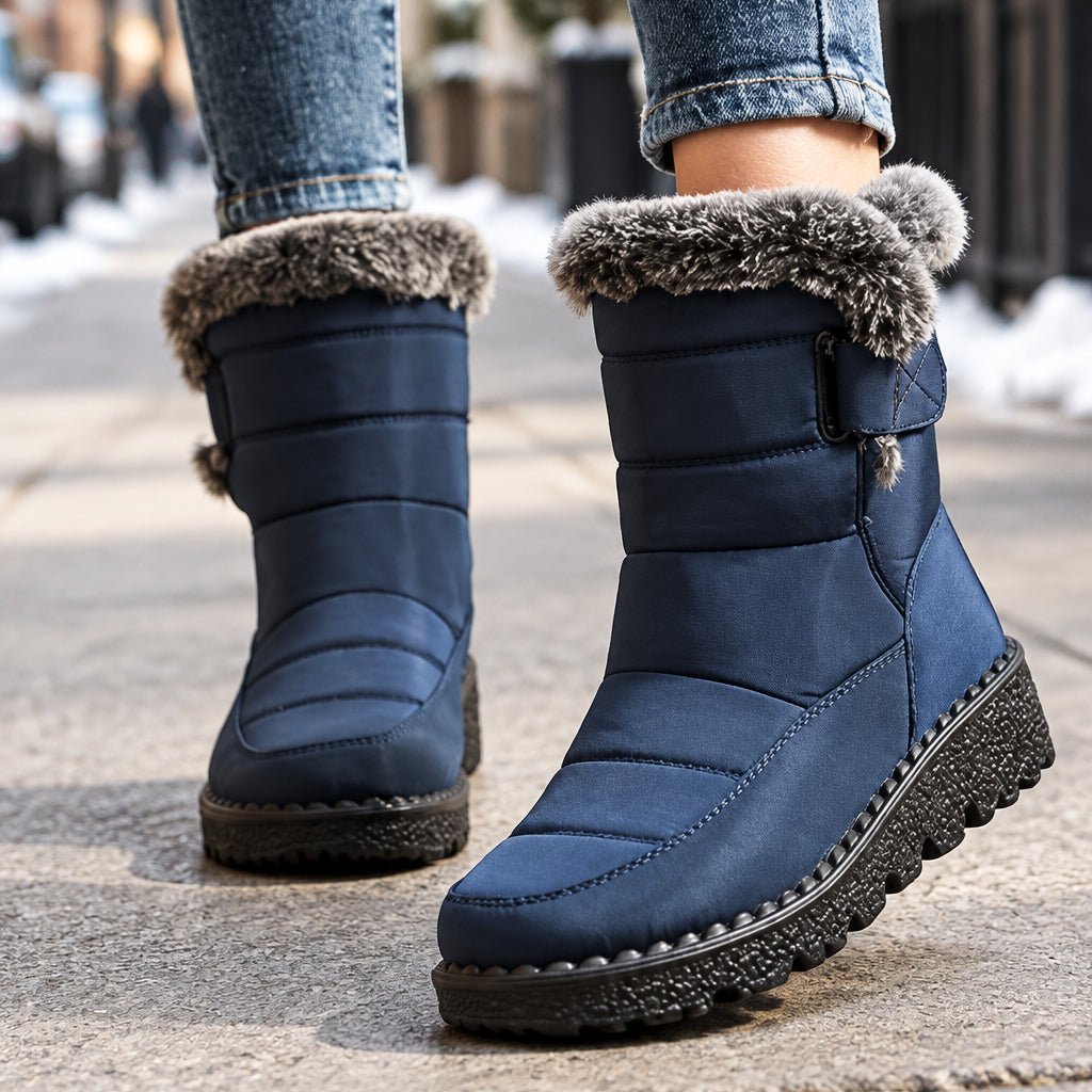 Sara | Quilted Mid Calf Winter Snow Boots