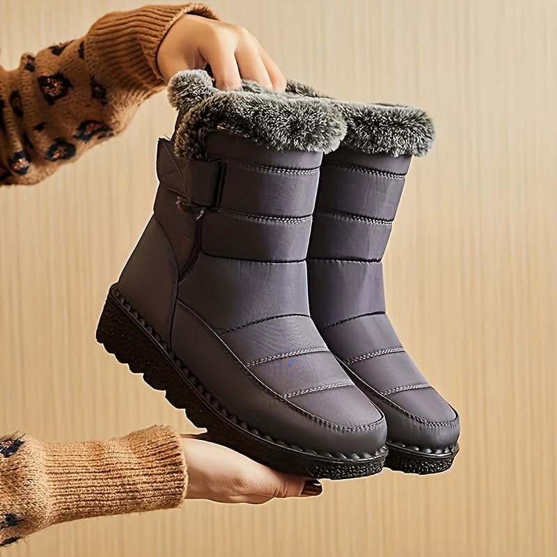 Sara | Quilted Mid Calf Winter Snow Boots