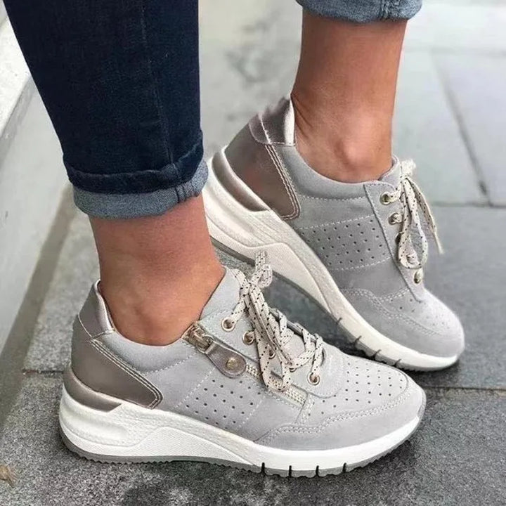 Sara | Stylish Lace-Up Supportive Walking Shoes