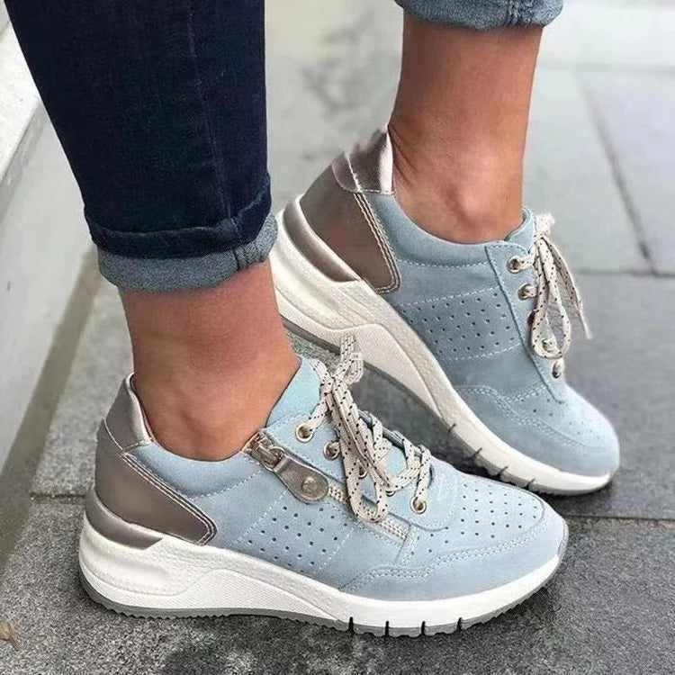 Sara | Stylish Lace-Up Supportive Walking Shoes