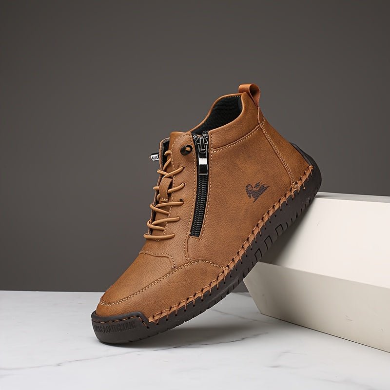 Sarah | Classic Zip-Up High Top Supportive Walking Shoes
