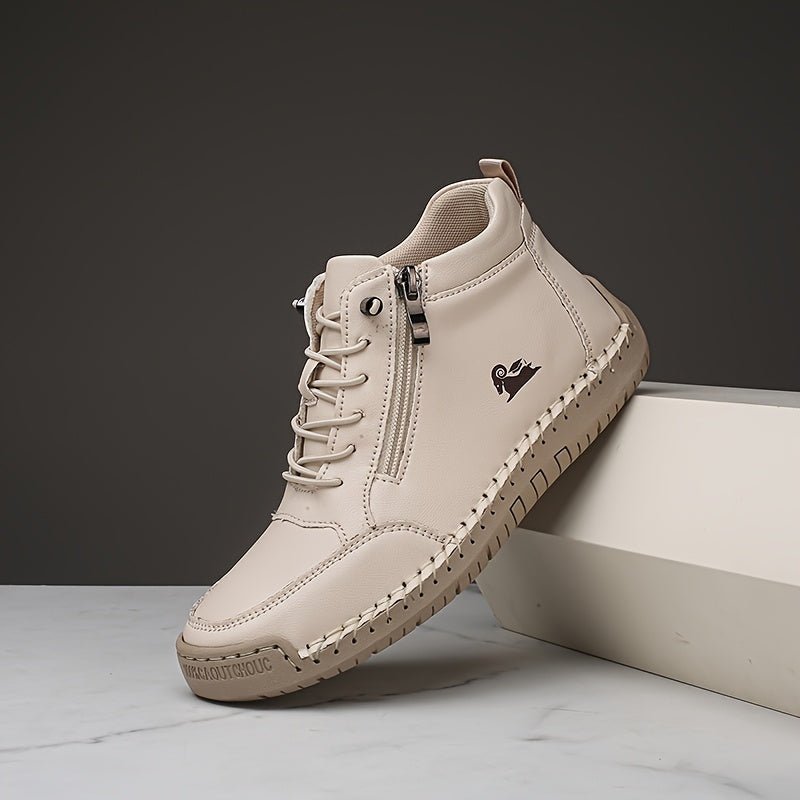 Sarah | Classic Zip-Up High Top Supportive Walking Shoes