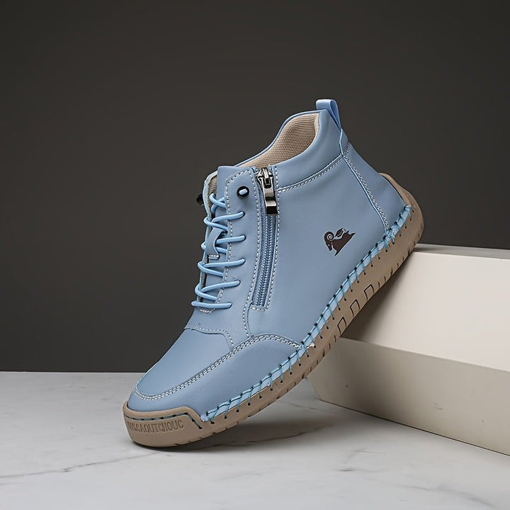 Sarah | Classic Zip-Up High Top Supportive Walking Shoes