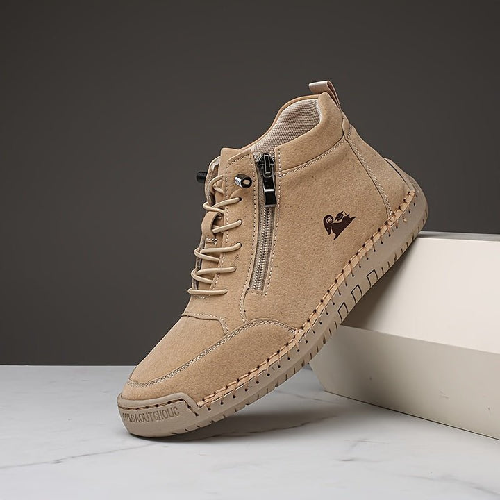 Sarah | Classic Zip-Up High Top Supportive Walking Shoes